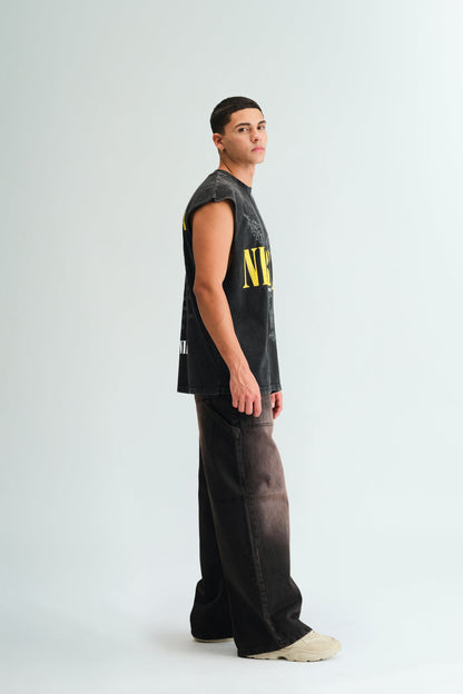 Black Nirvana Oversized Tank
