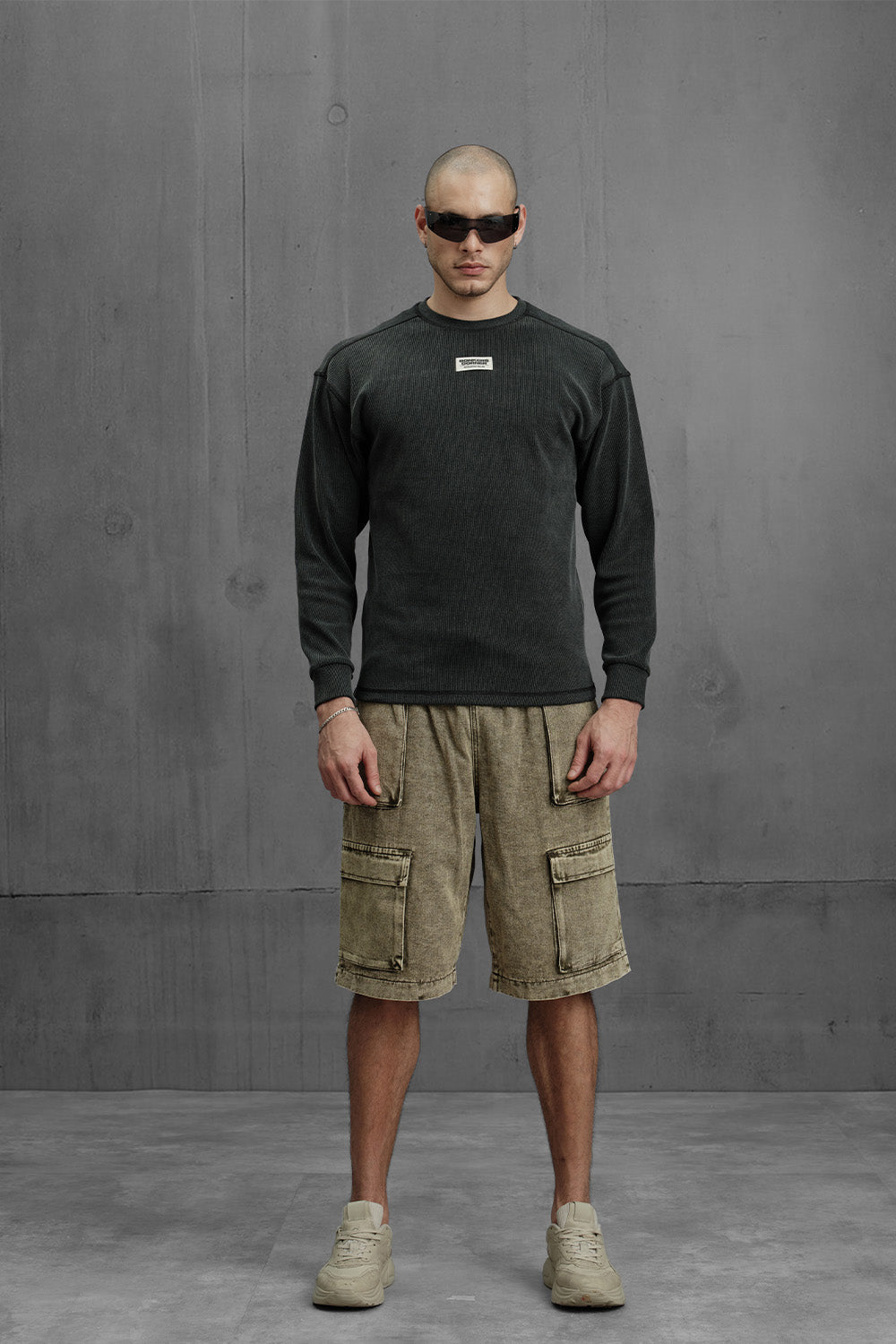 Charcoal Wash Long Sleeve T-shirt