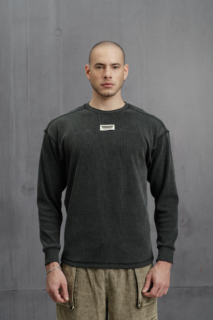 Charcoal Wash Long Sleeve T-shirt